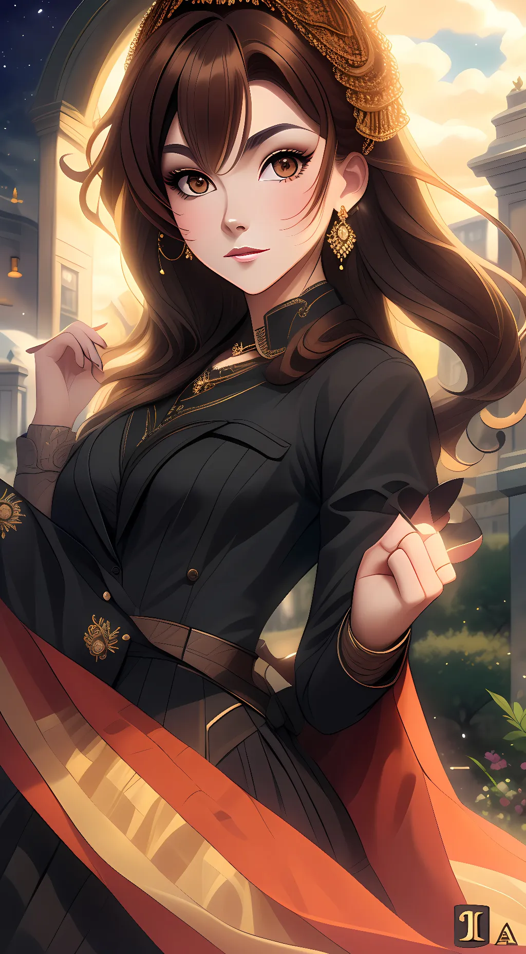 ai character: Serena Wright background