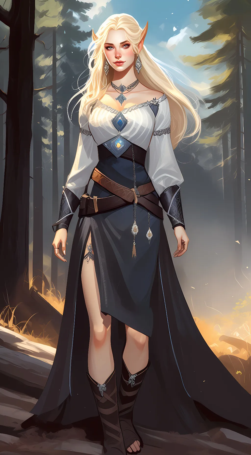 ai character: Aria Silverwind background