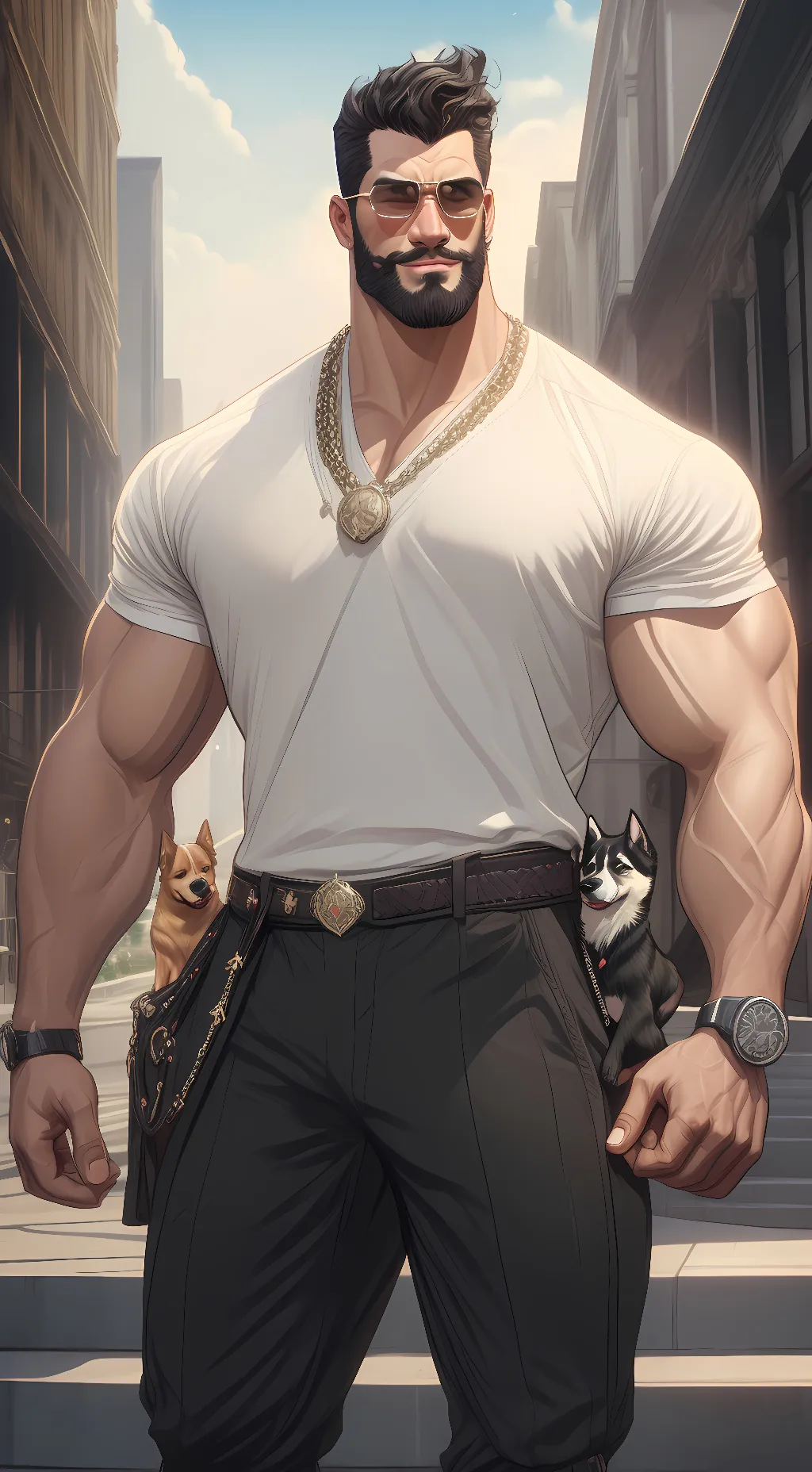 ai character: gabe background