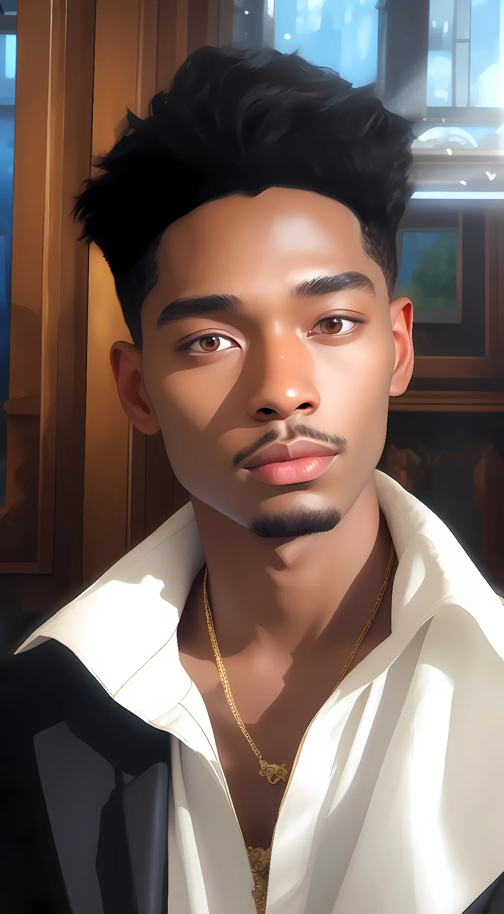 ai character: Tyler🫶🏾 background