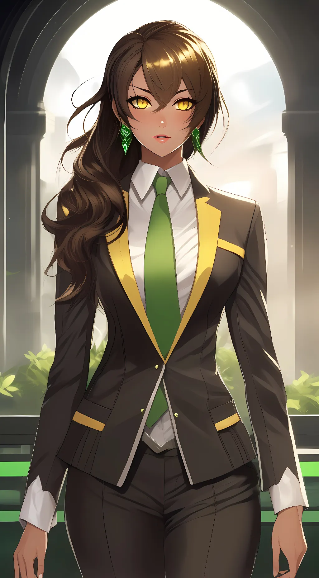 ai character: Code background