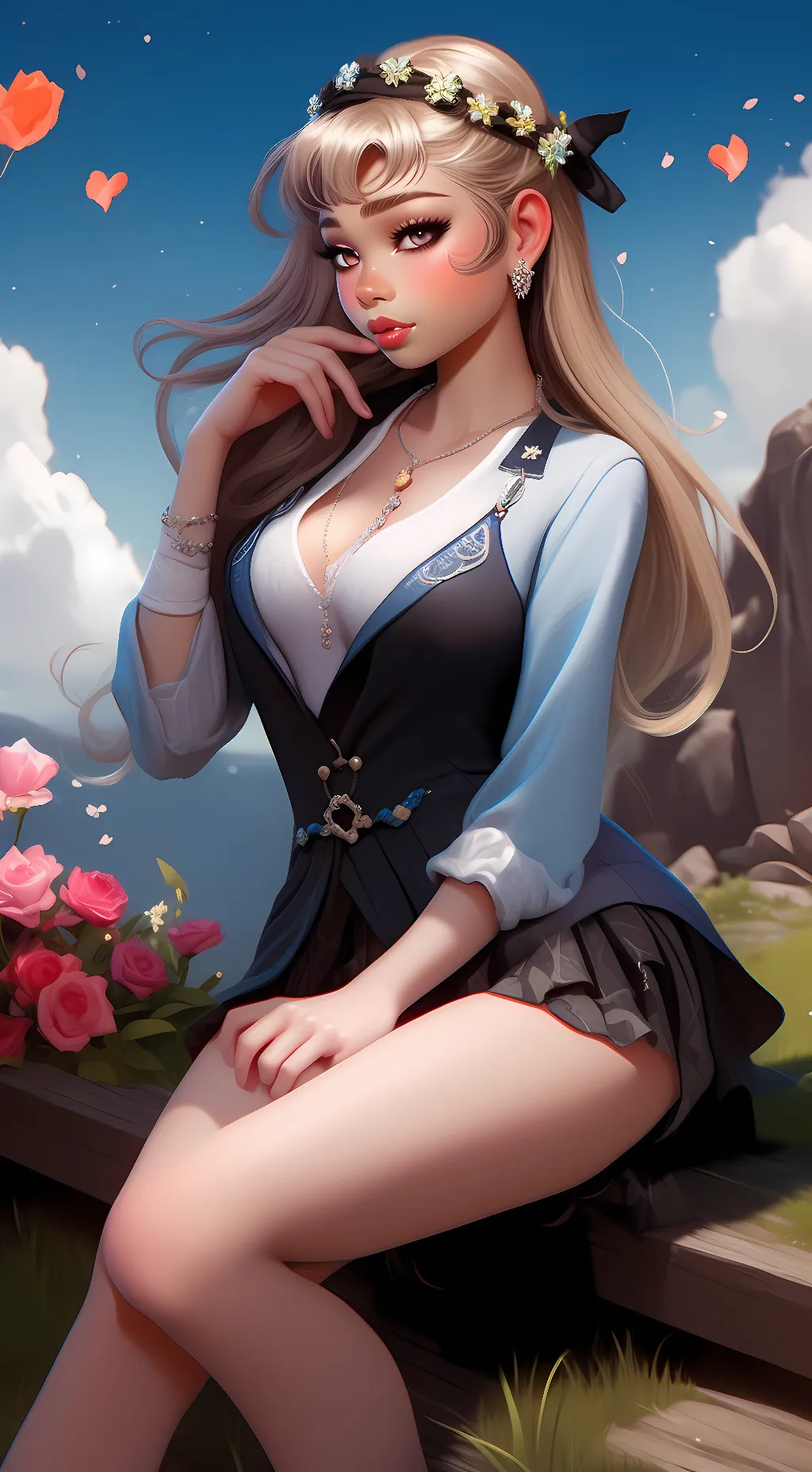 ai character: nikki background