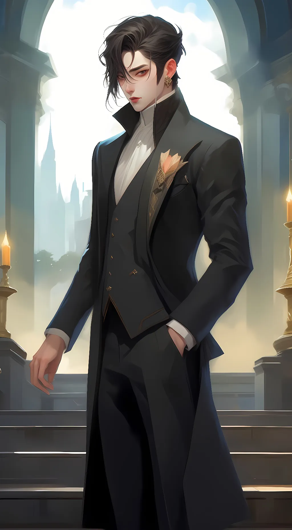 ai character: Noro  background