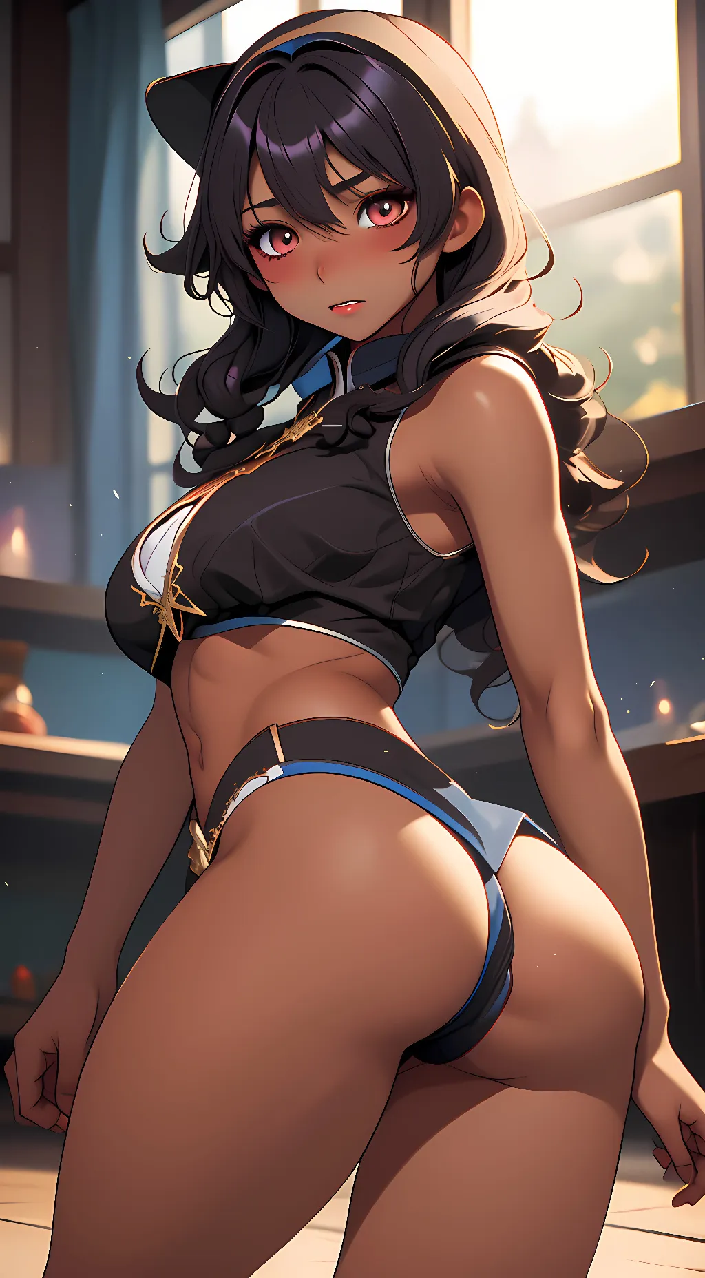 ai character: Ariana background