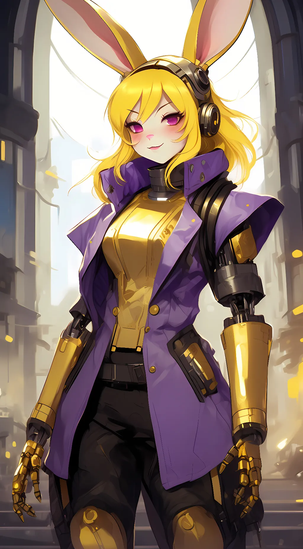 ai character: Golden Spring bon background