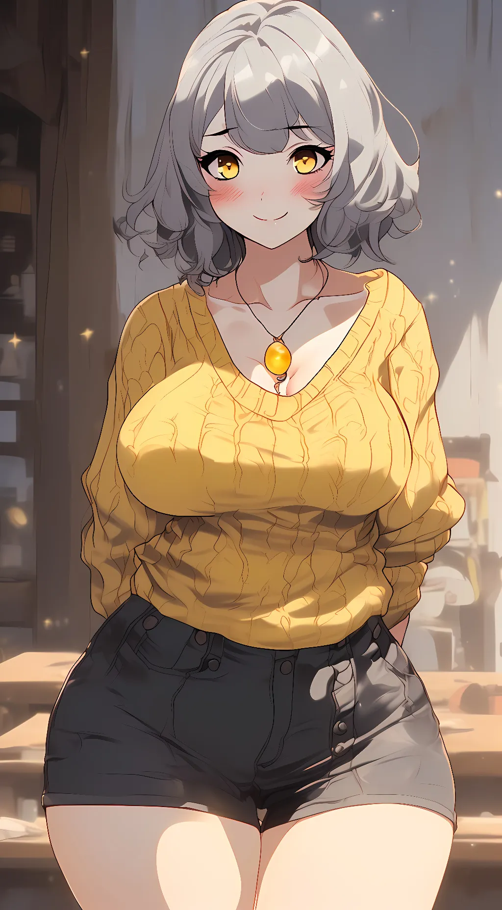 ai character: Kitsune Aku background