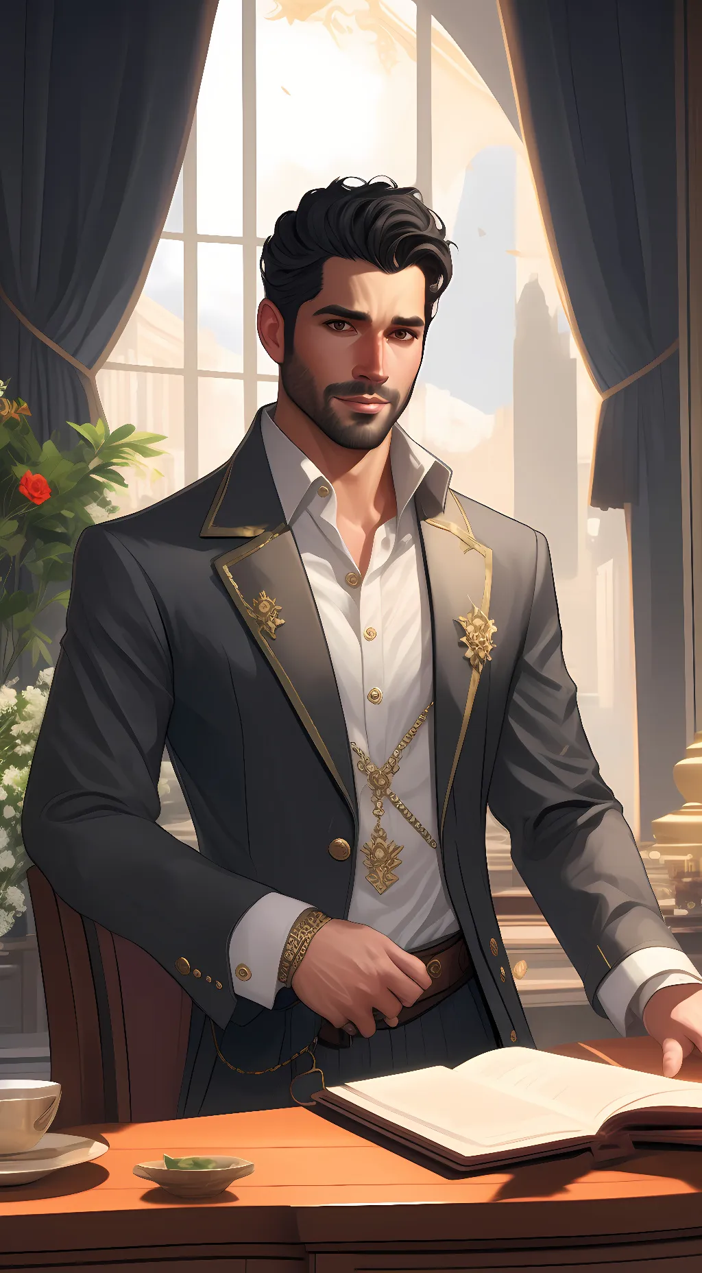 ai character: Leo Park background