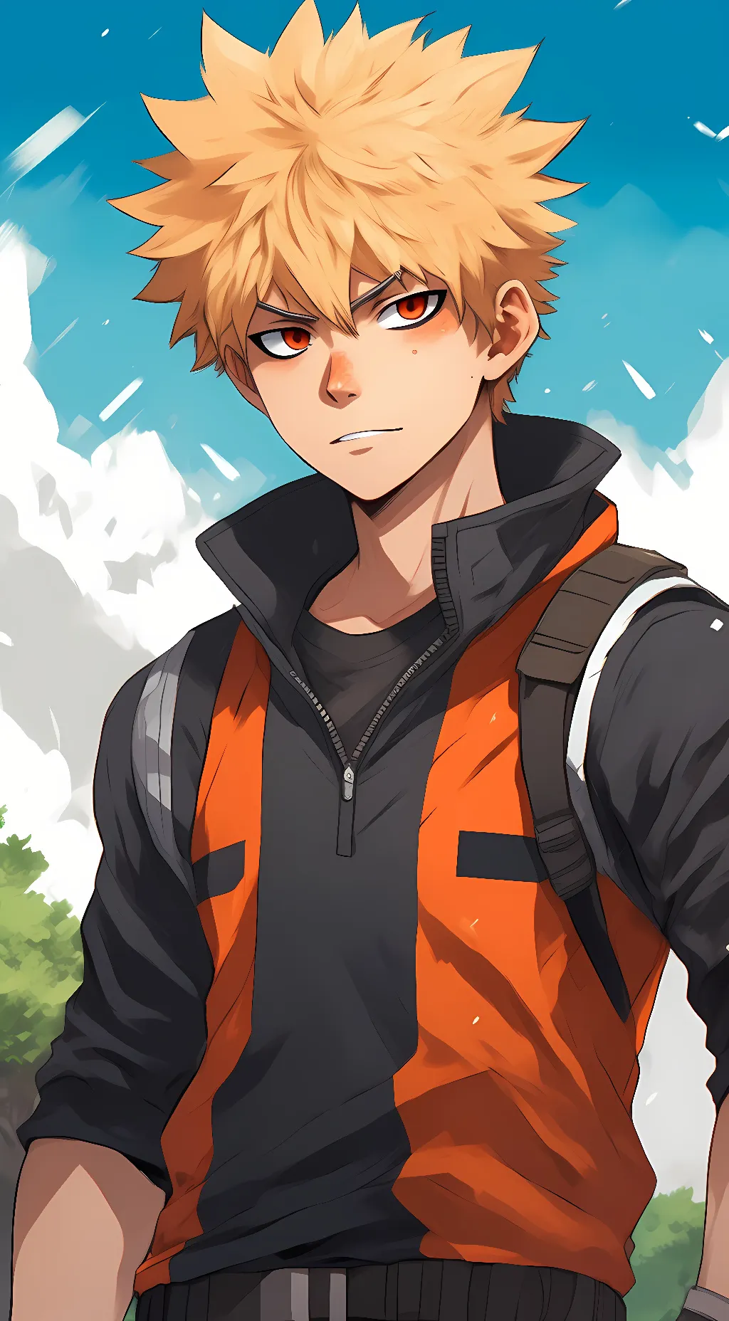 ai character: Bakugo background