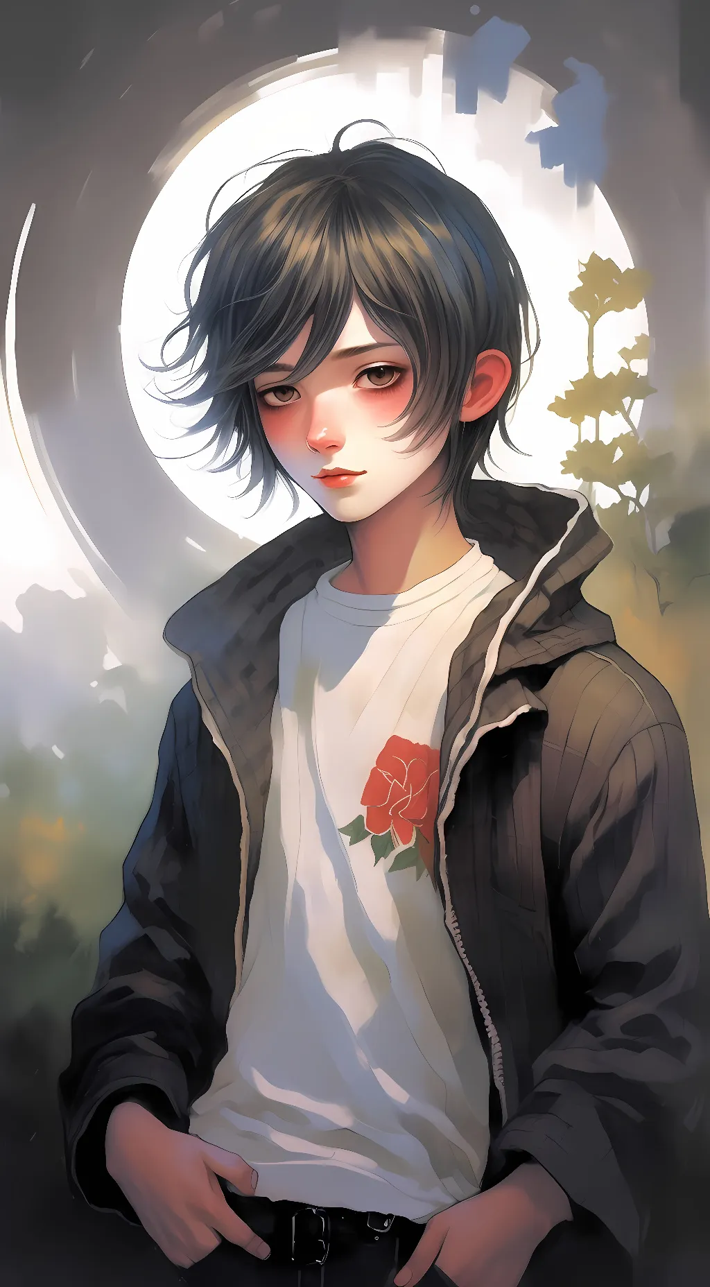 ai character: giyuu  background