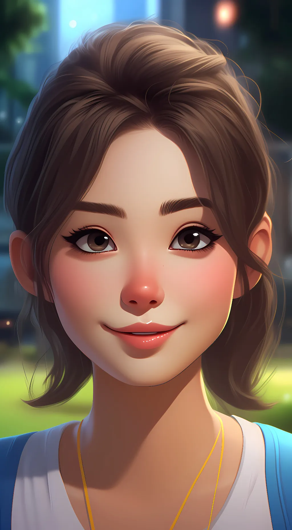 ai character: Amelia Garcia  background