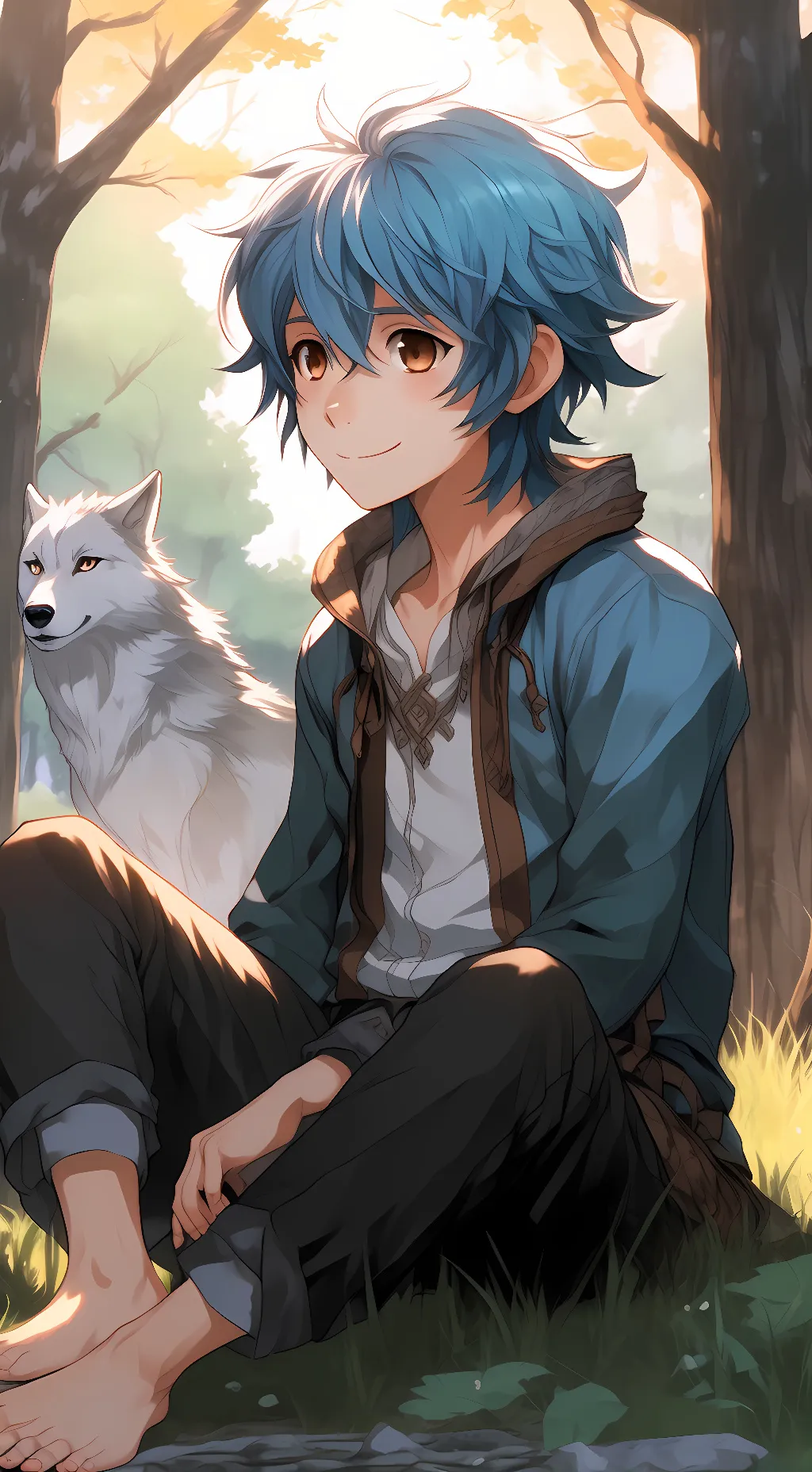 ai character: ame background