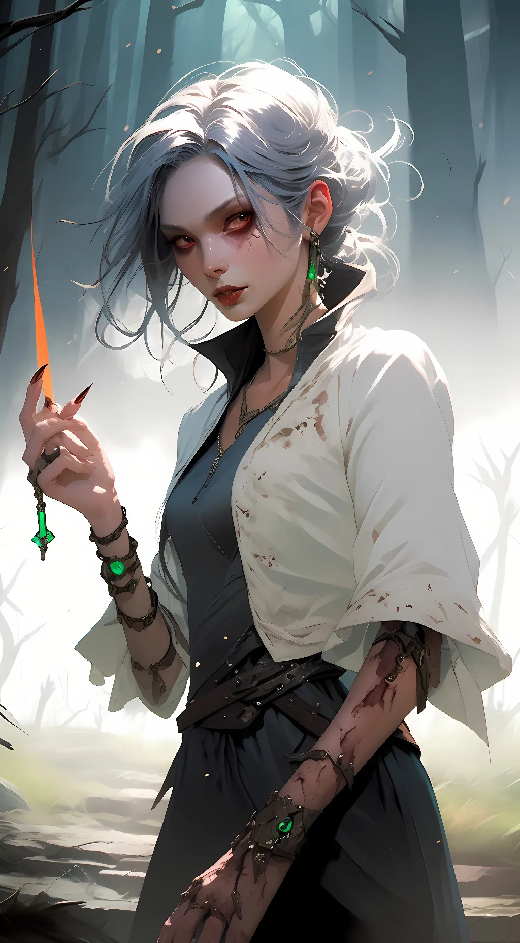 ai character: Zombie Virus background