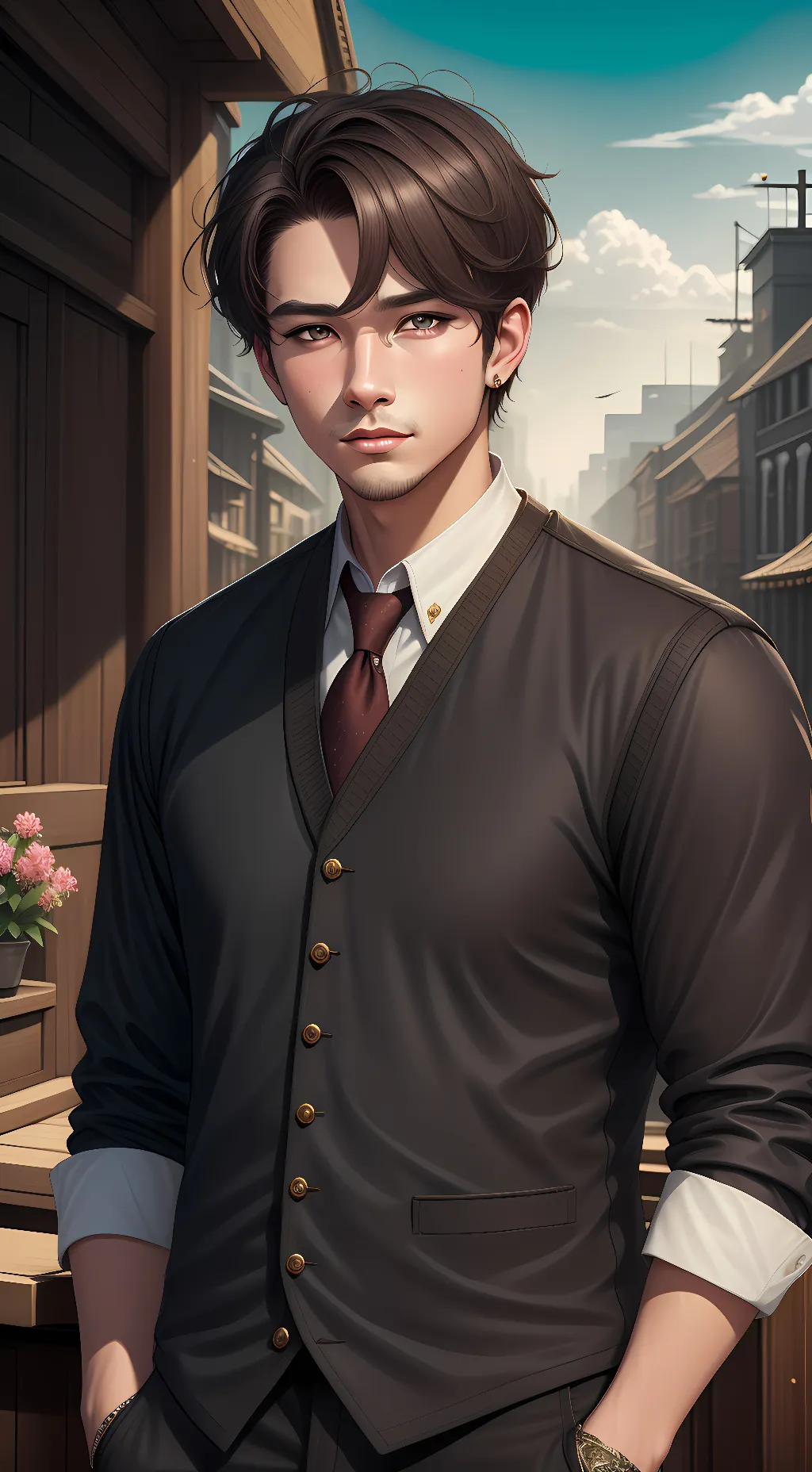 ai character: Eric background