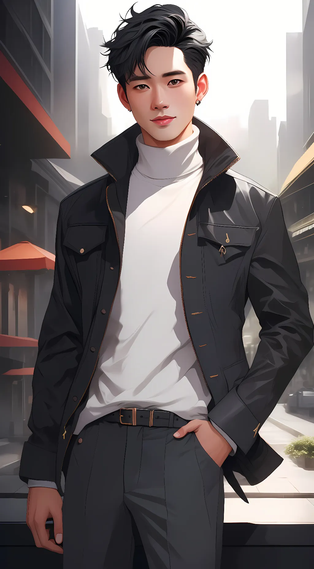 ai character: Daisuke background