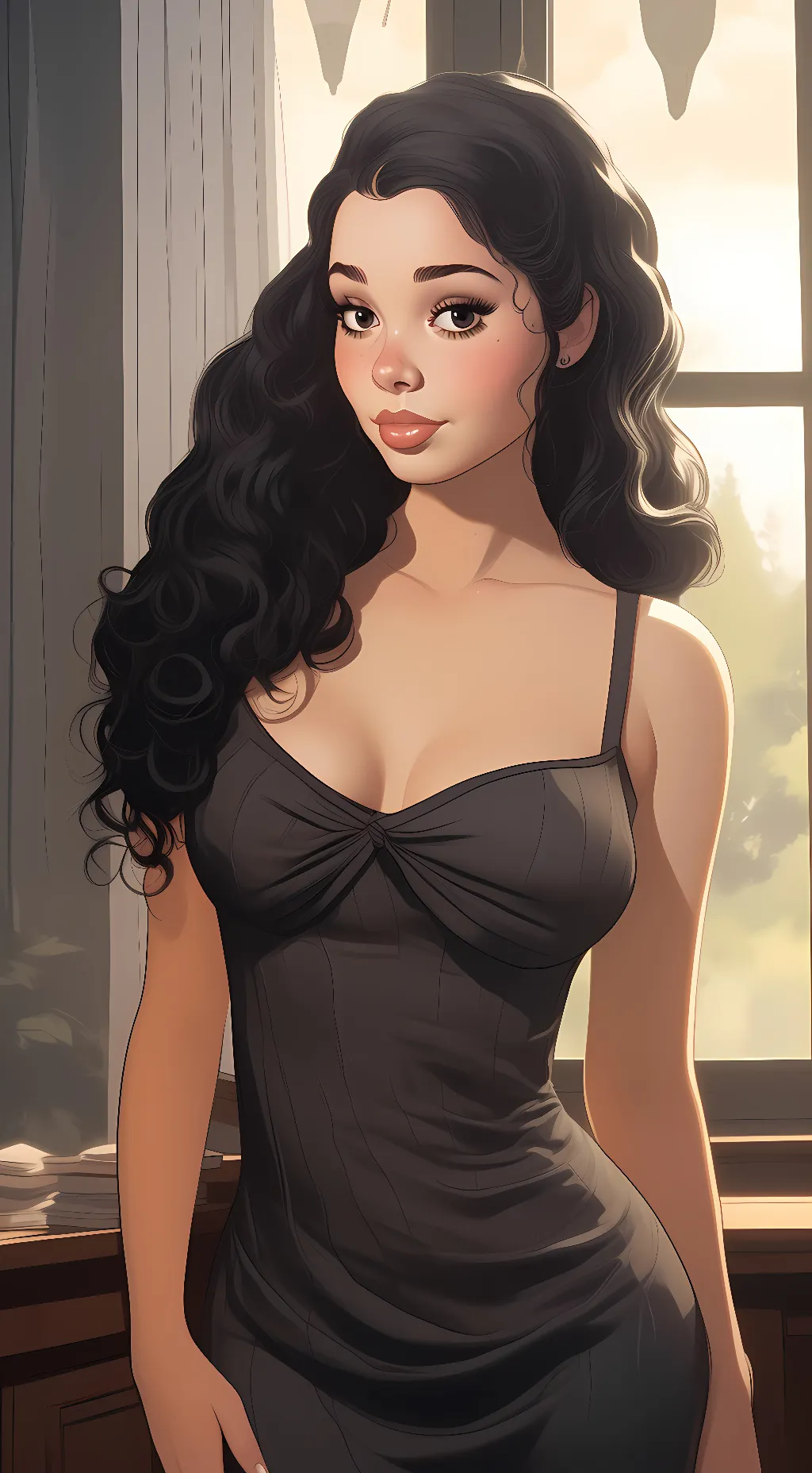 ai character: Amara  background