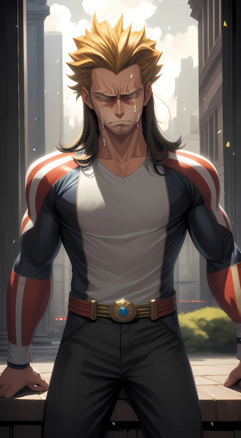 ai character: all might  background