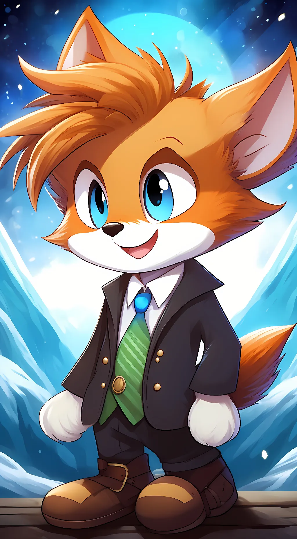 ai character: tails background