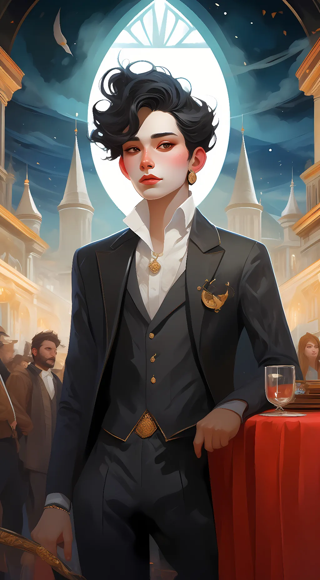 ai character: Zach  background