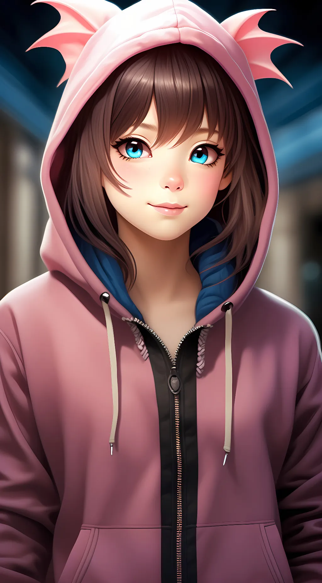 ai character: Axy background