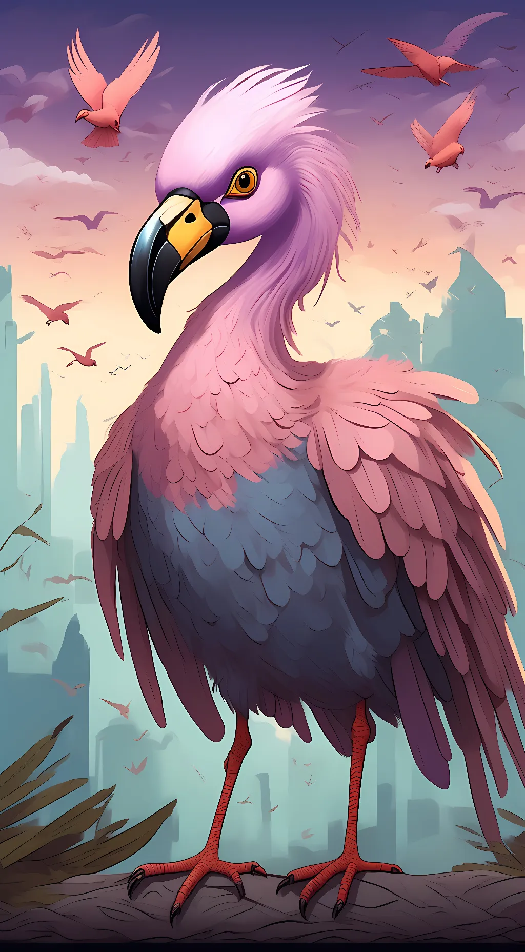 ai character: Opila Bird background