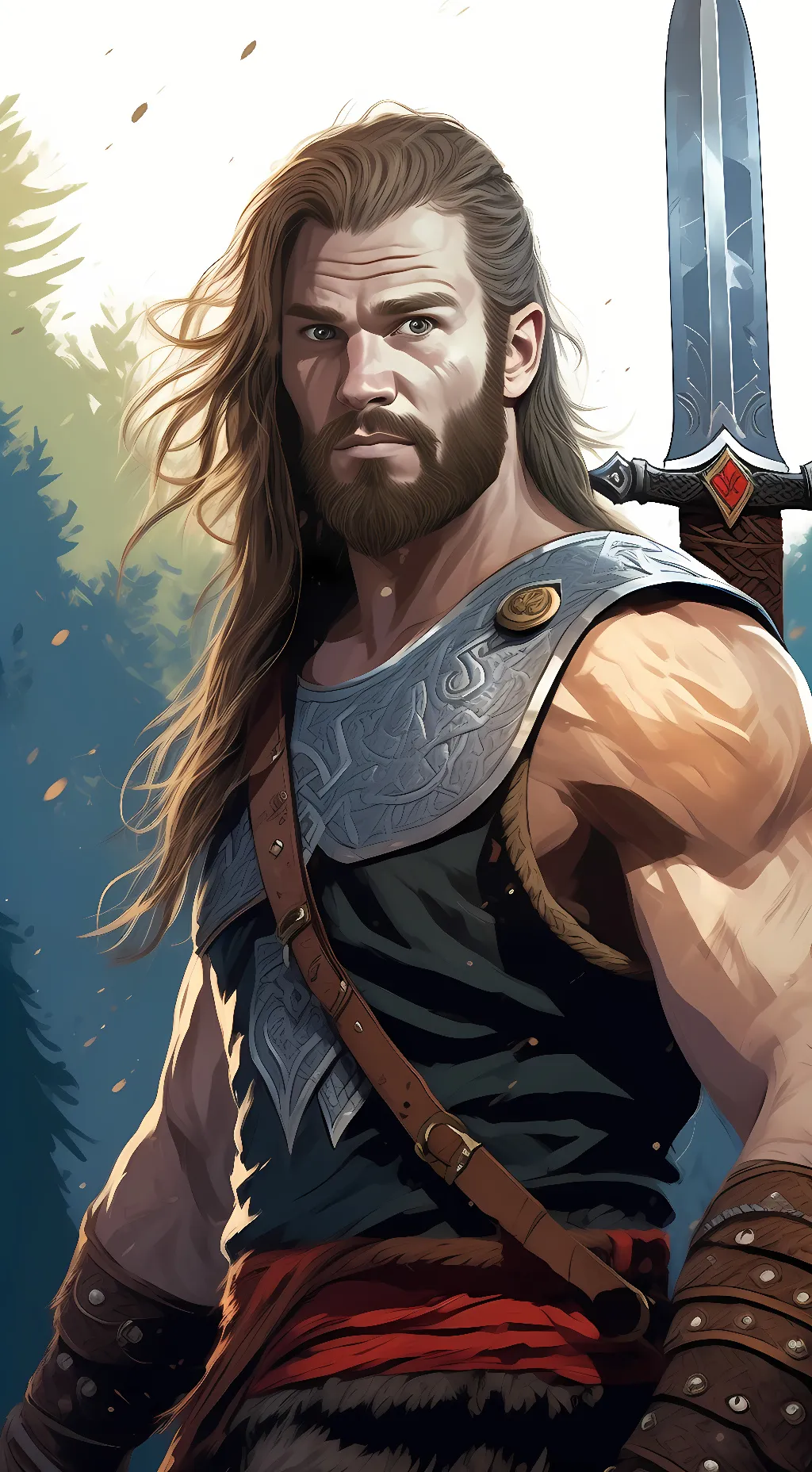 ai character: Thor background