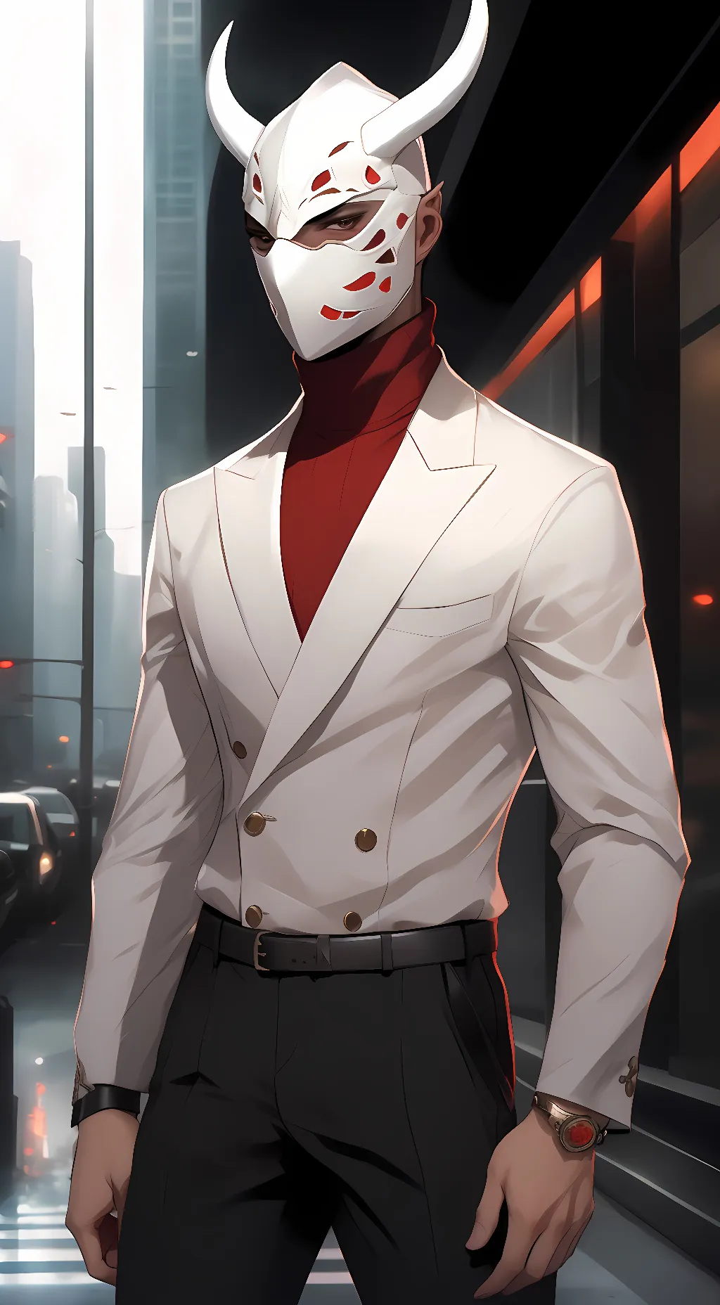 ai character: the grabber number background