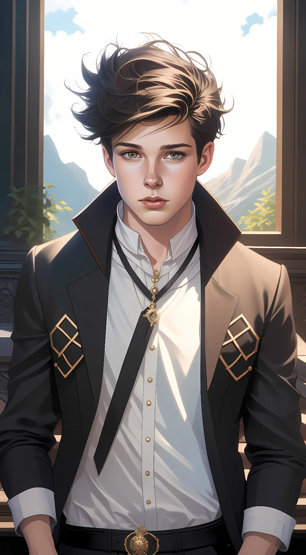 ai character: Cameron  background
