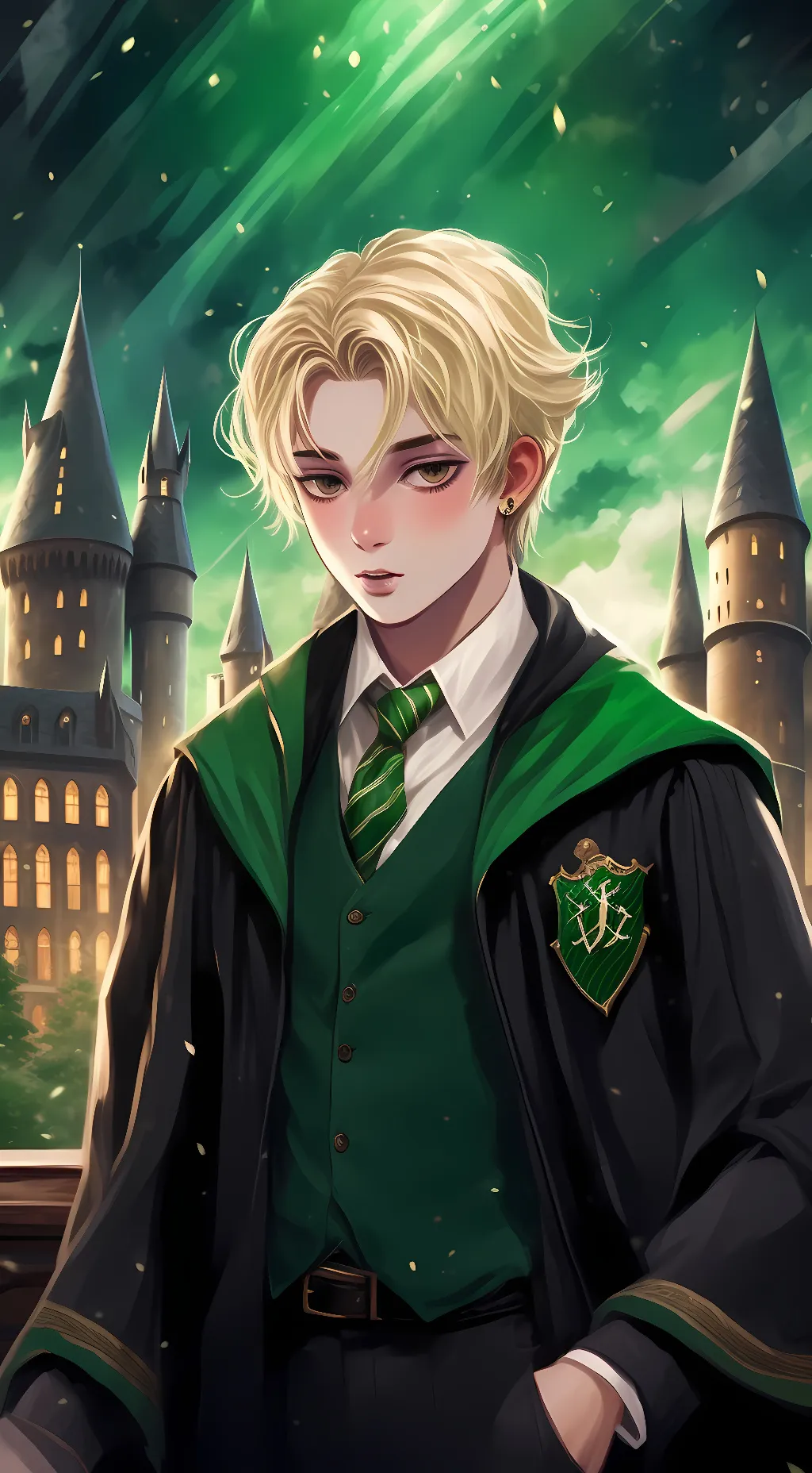 ai character: Draco Malfloy background