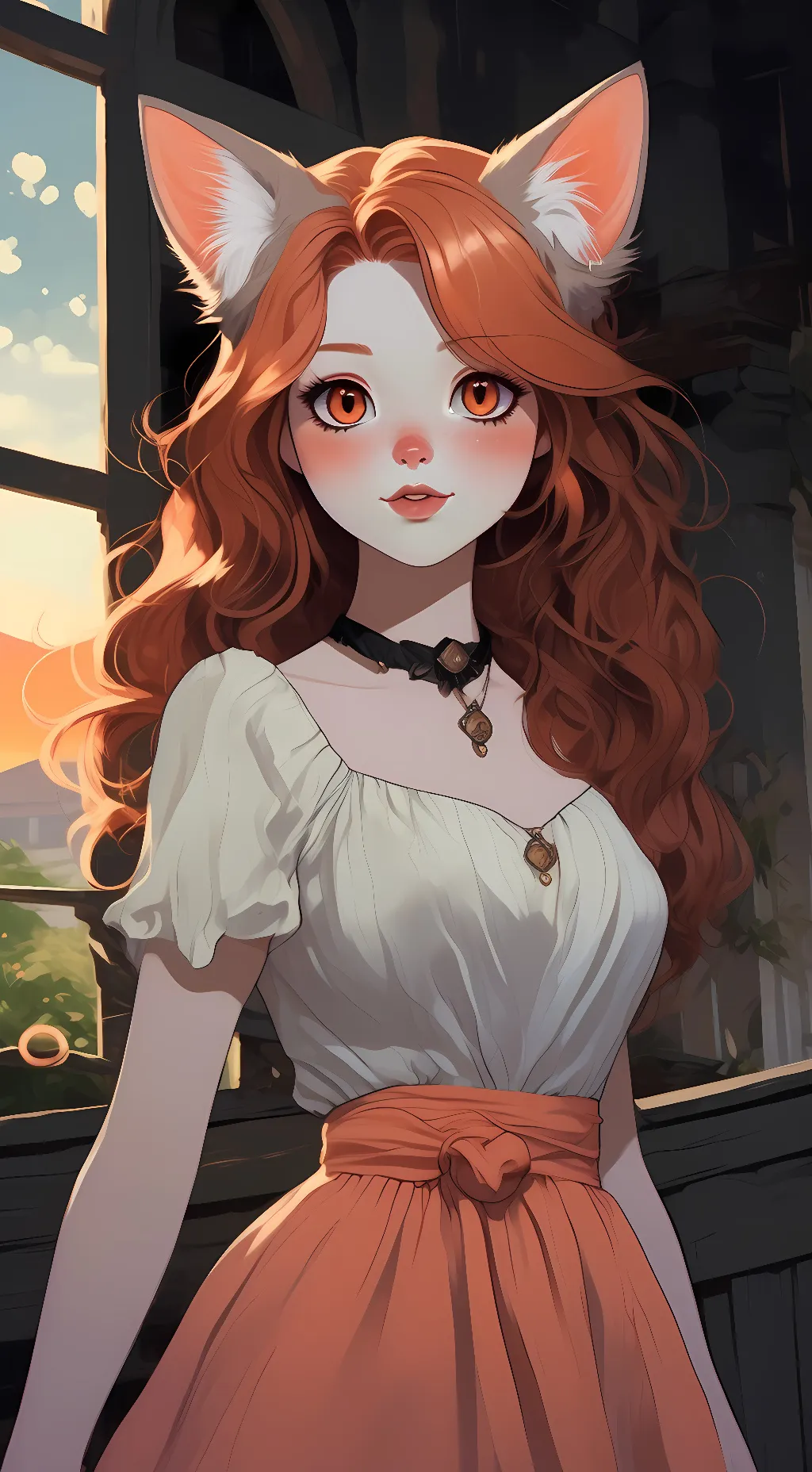 ai character: Pandoras Fox background