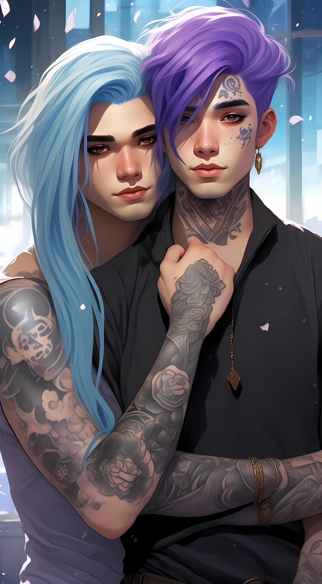 ai character: max and rex background