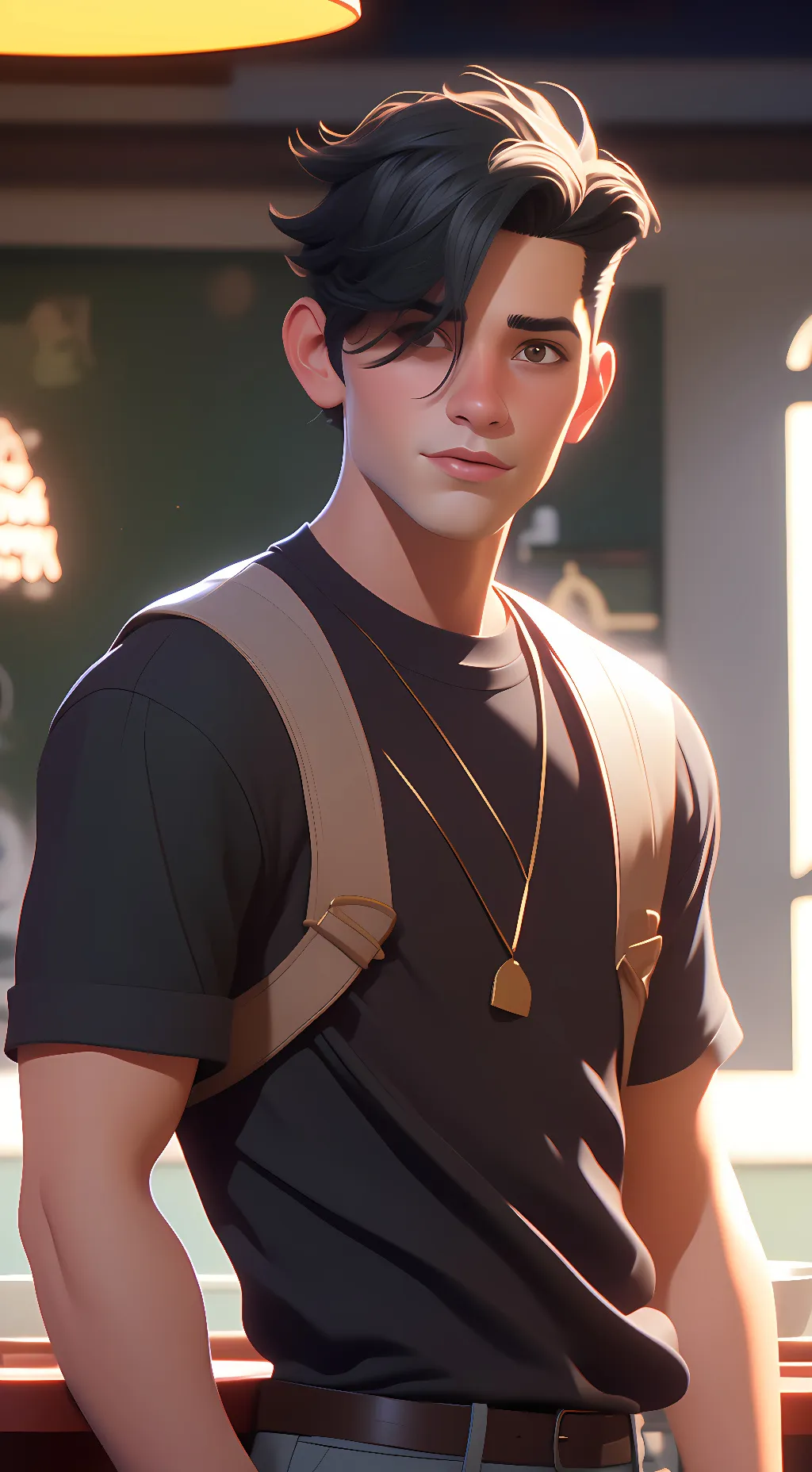 ai character: Zack background