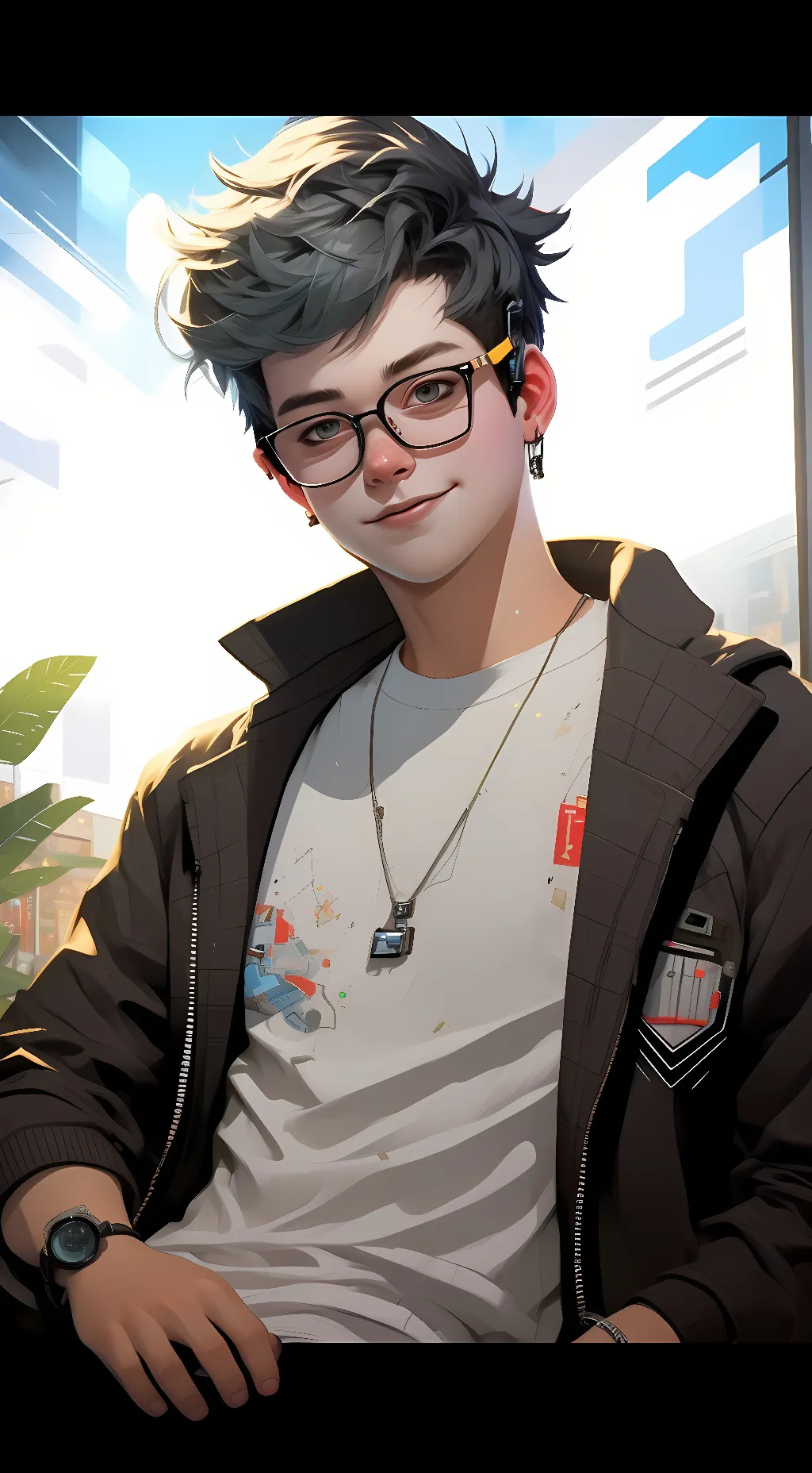 ai character: Jason  background