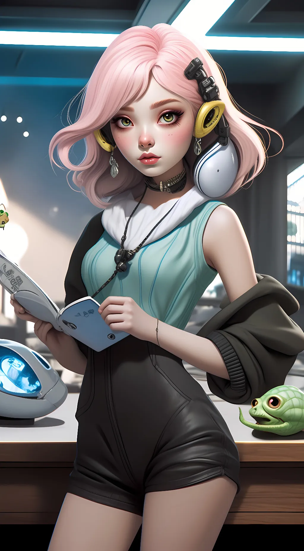 ai character: Gina Kroff background