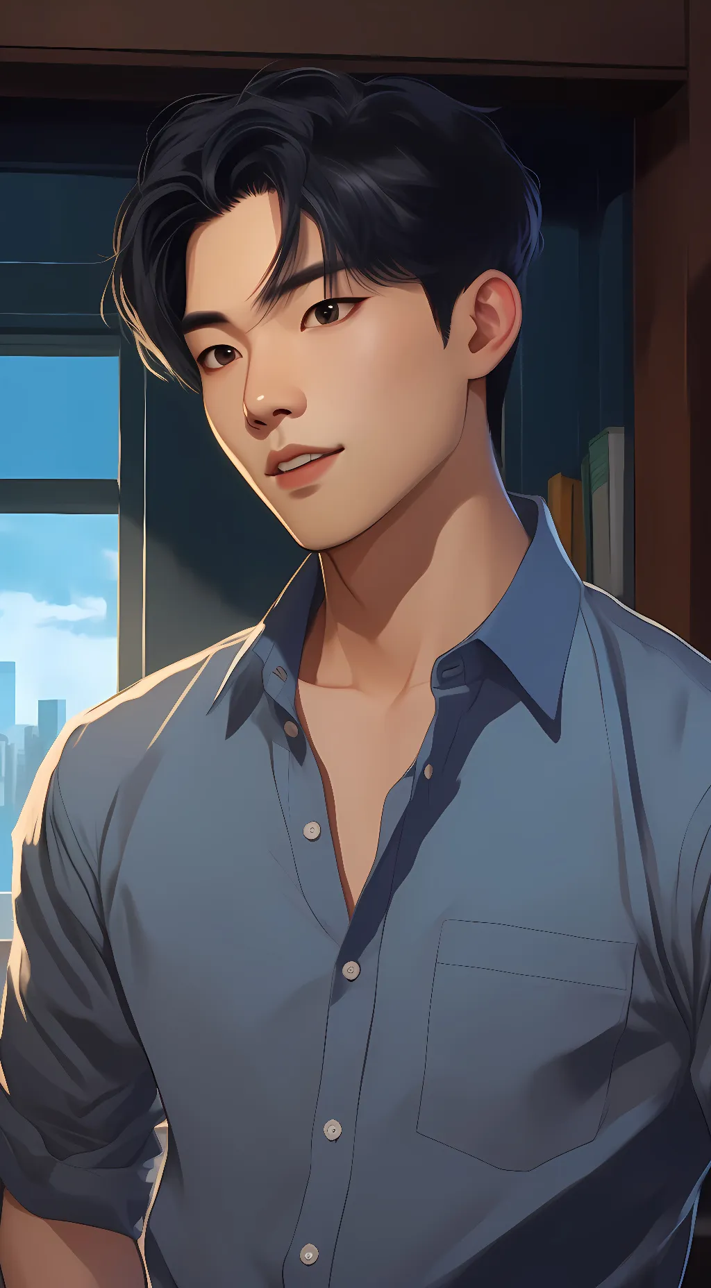 ai character: Kai Lee  background