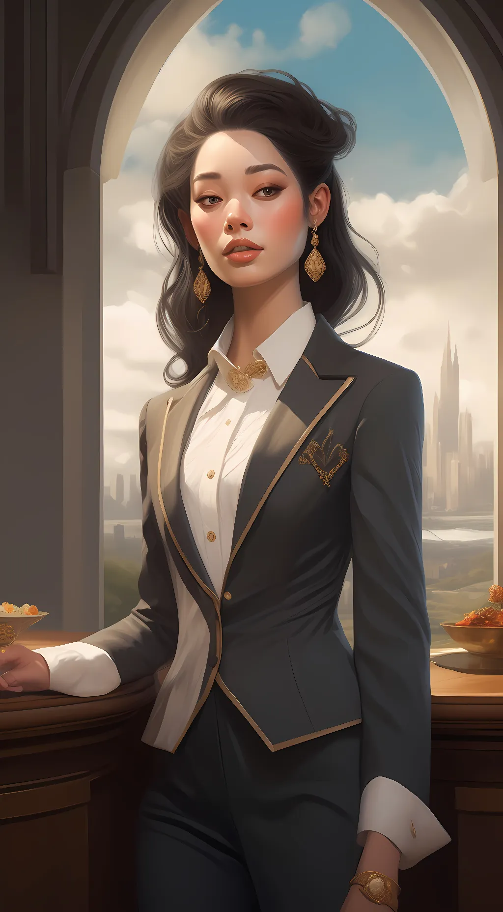 ai character: Lexi background