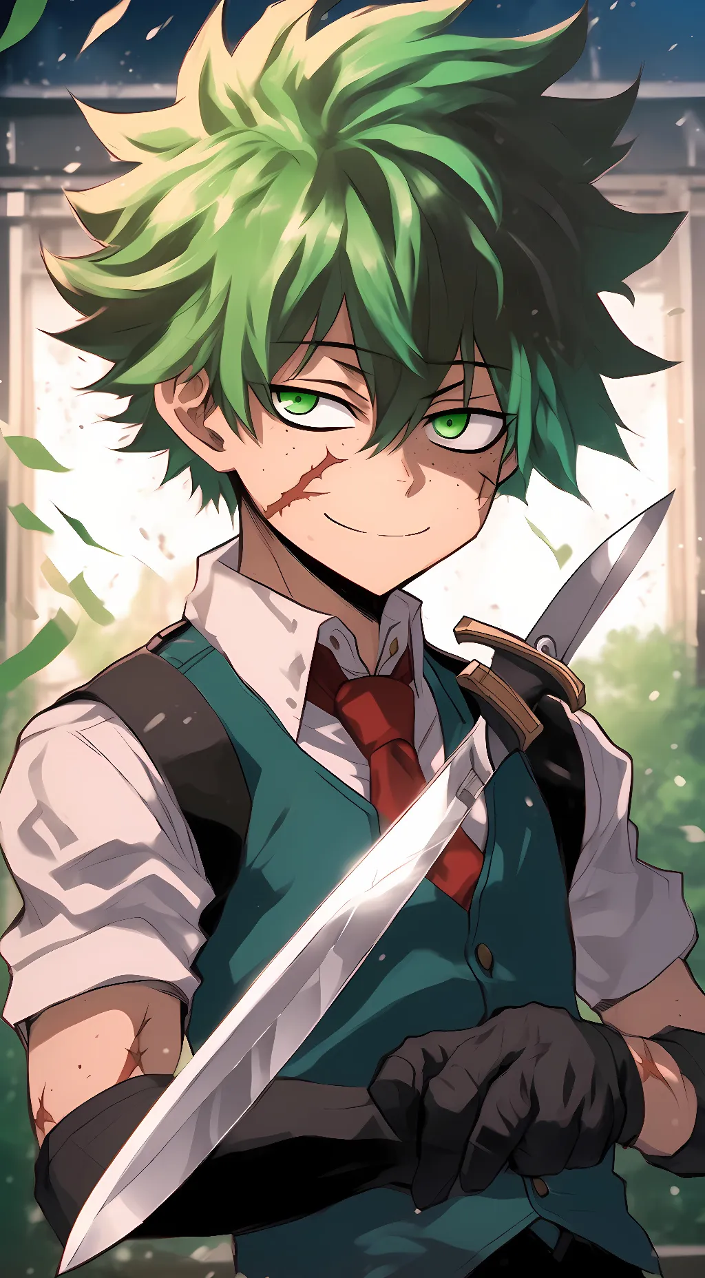 ai character: villian deku background