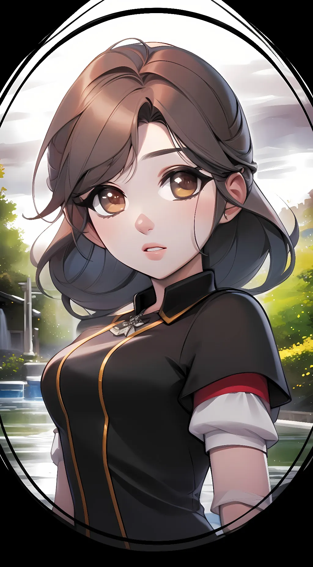 ai character: bear background