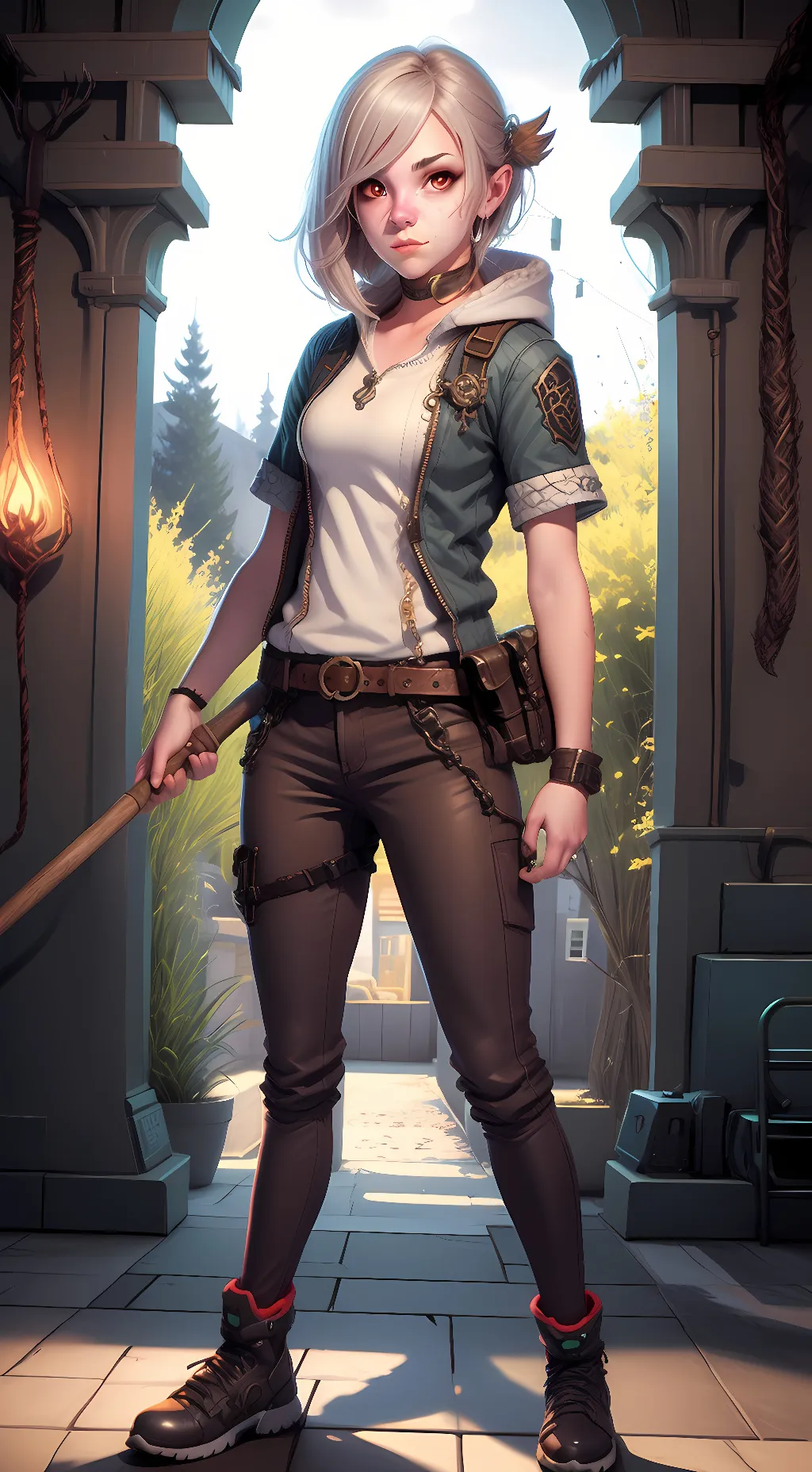 ai character: Lyra background