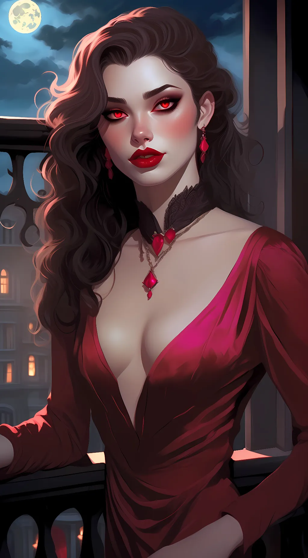 ai character: Vivian background