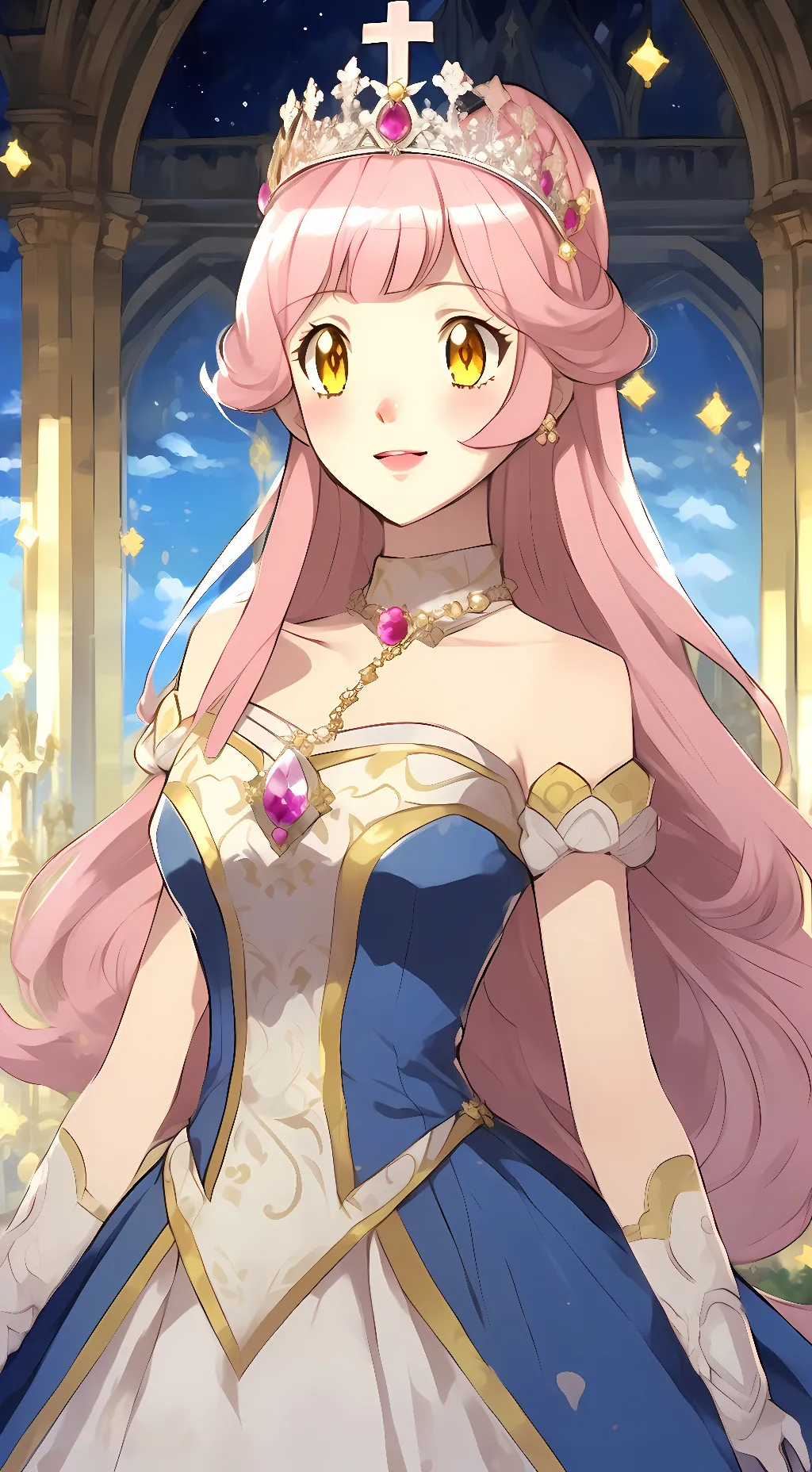 ai character: Kalos Queen Aria background