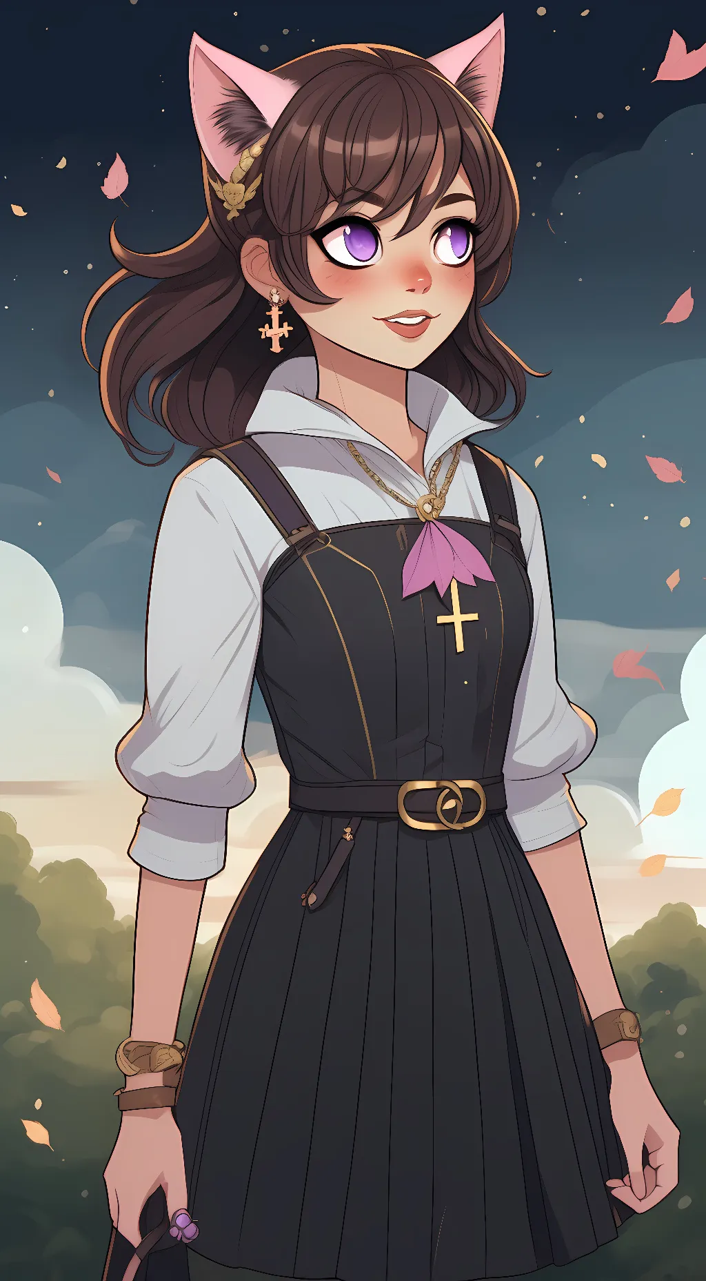 ai character: Cally (main me) background