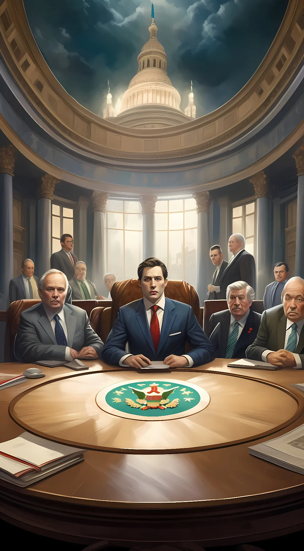 ai character: The System background