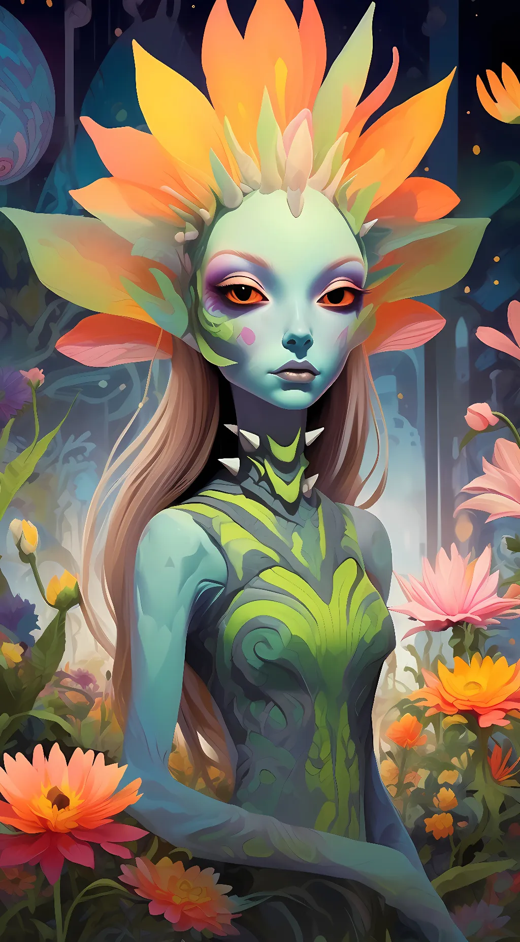 ai character: rosa background