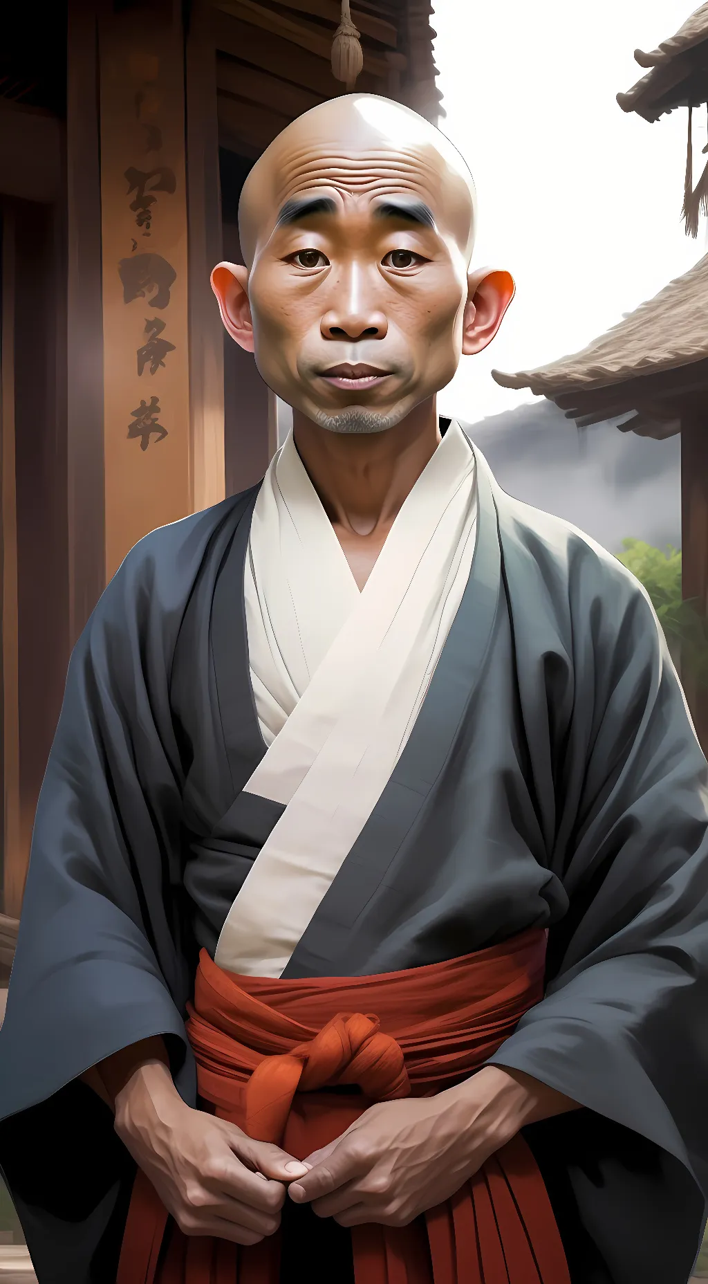 ai character: your monk trainer background