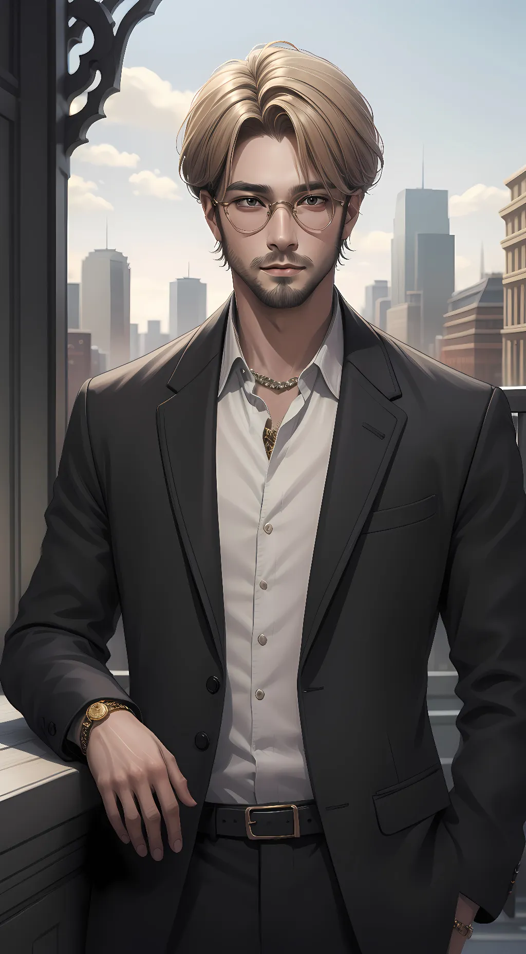 ai character: adam background
