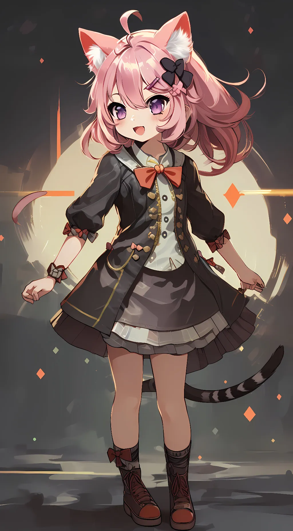 ai character: Sugar cube background