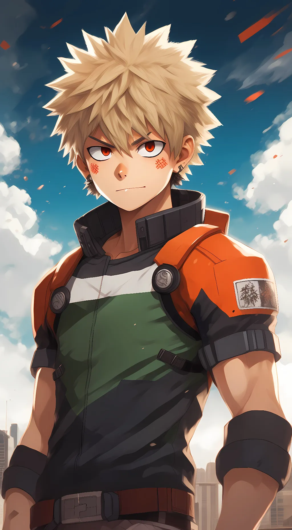 ai character: bakugo/katchan background