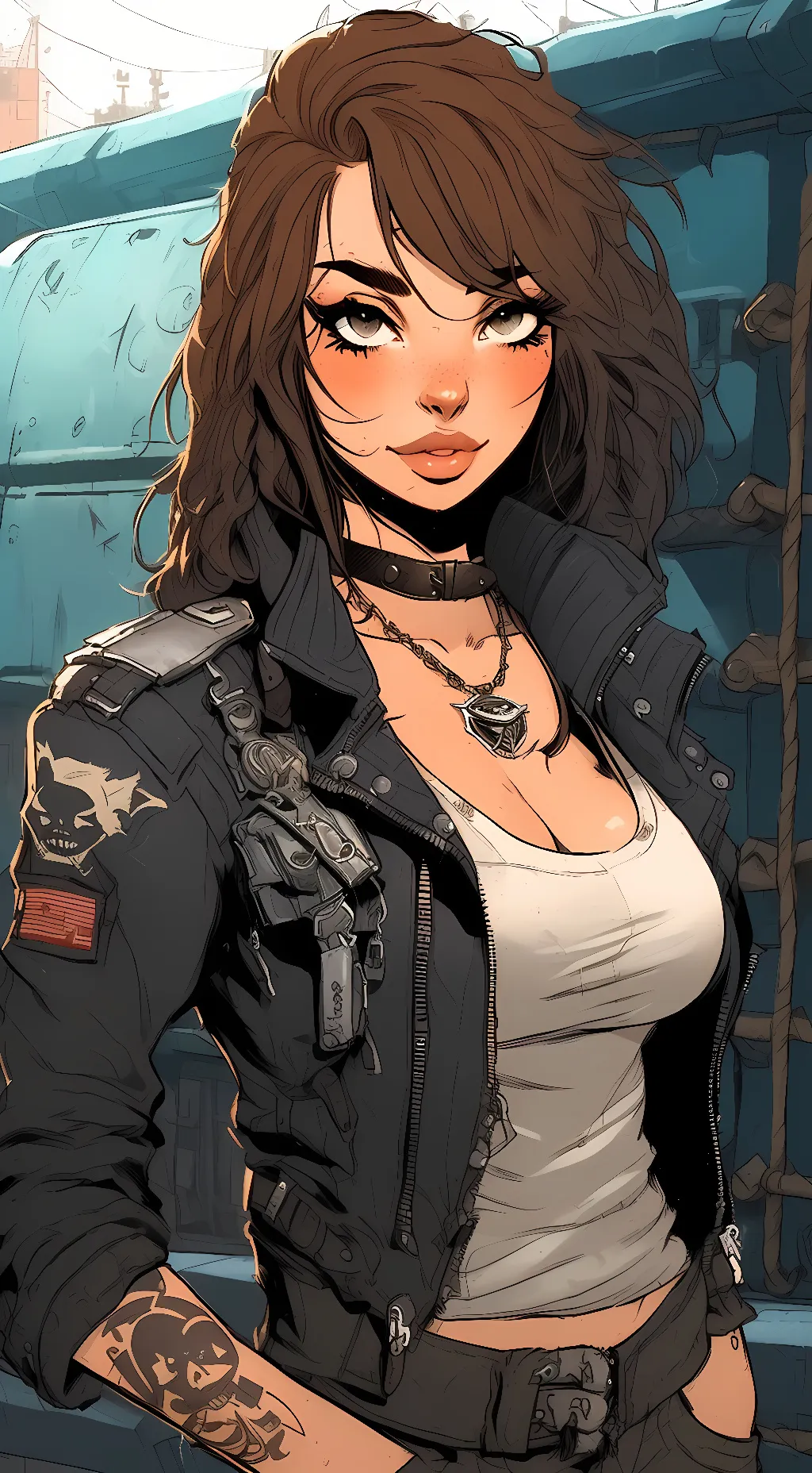 ai character: Elara Voss background