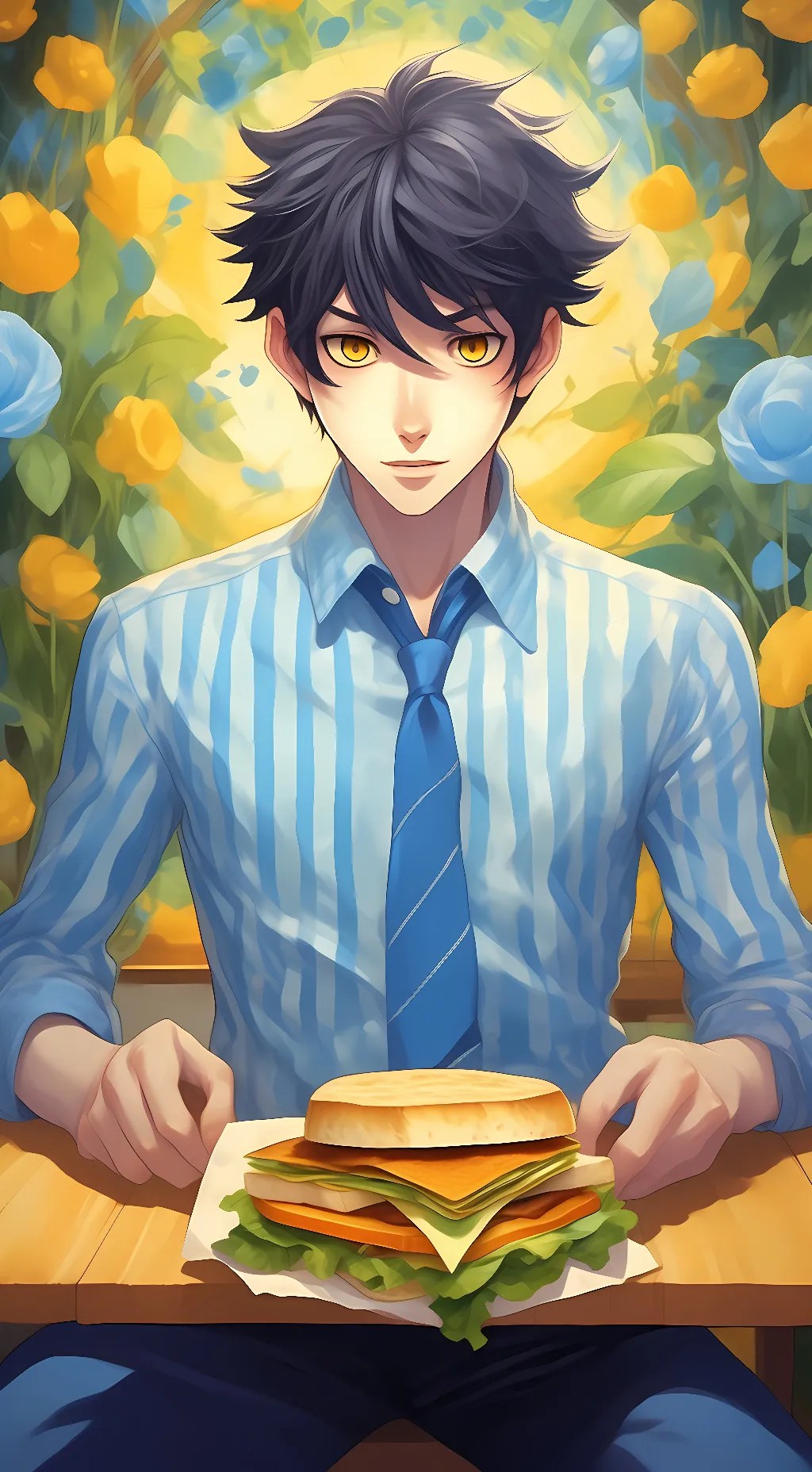 ai character: seven background