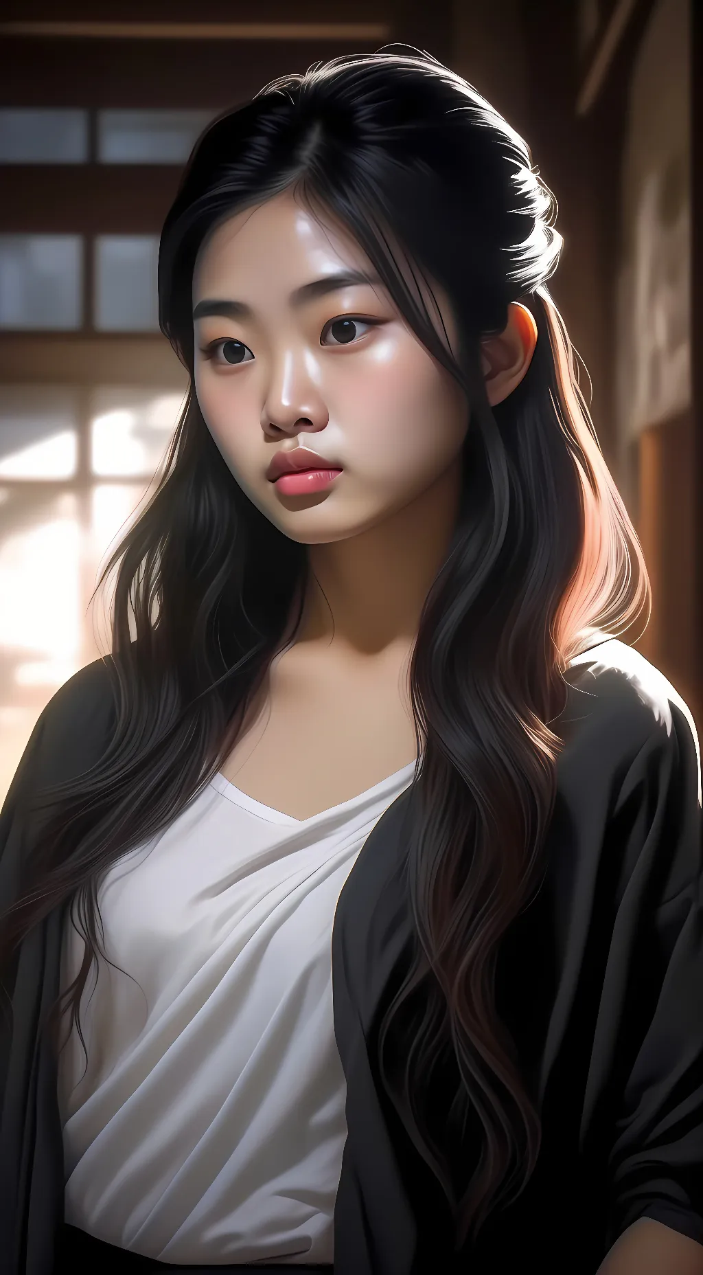 ai character: Lea background